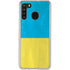 Ukraine Flag Distressed Galaxy A21 Clear Case